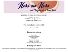 Tablet Screenshot of herz-zu-herz.eu